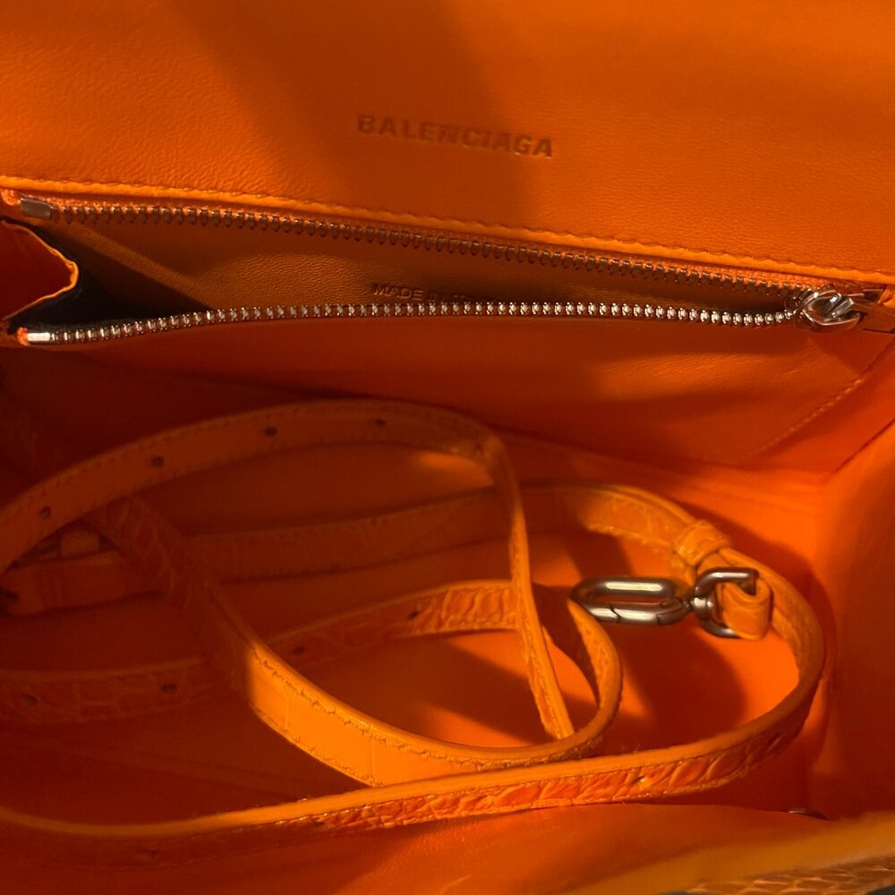 Balenciaga Hourglass Small Handbag Orange - Picture 2 of 5